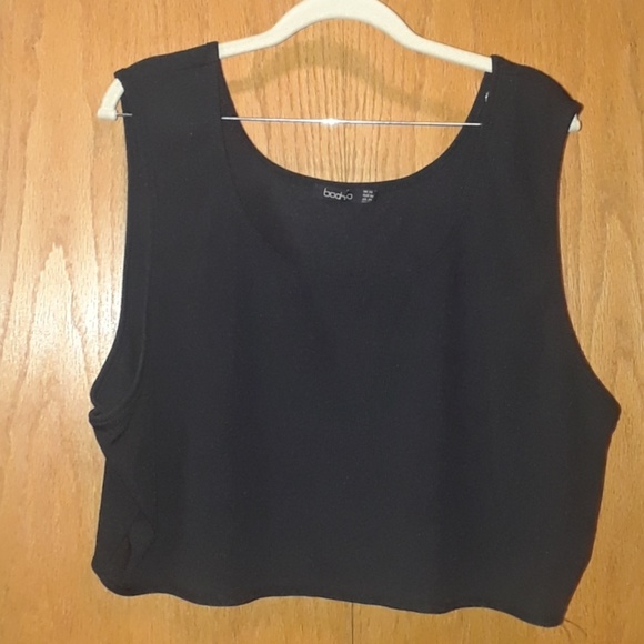 Boohoo Plus Tops - Cropped tank top